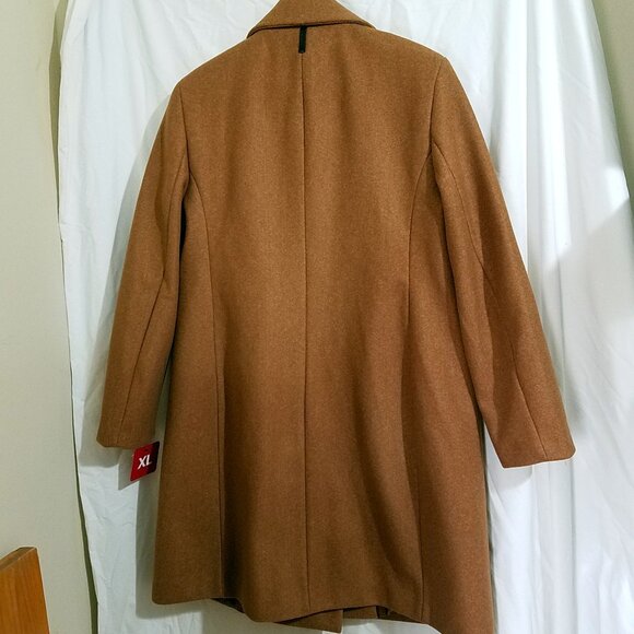 DKNY Women’s Camel Winter Coat – Classic Overcoat Size XLarge NWT!!!! - Picture 3 of 15